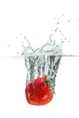 Splashing Strawberry