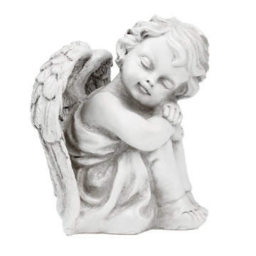 Engel vor wei&szlig;em Hintergrund