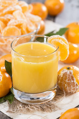 Naklejka na ściany i meble Homemade Tangerine Juice