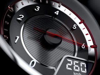Naklejka premium High speed concept