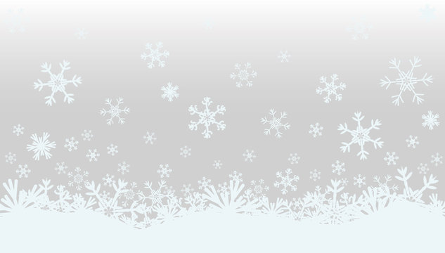 Winter Christmas banner, vector illustration