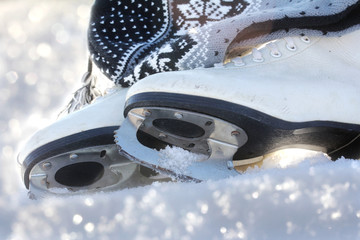 Schlittschuhlaufen - ein beliebter Wintersport