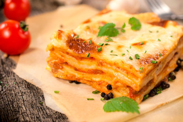 Traditional lasagna