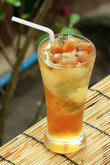Longan juice cold water