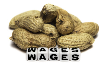 Peanuts and wages