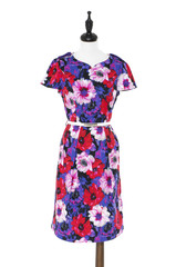 sundress in female elegant clothes on a dummy isolated