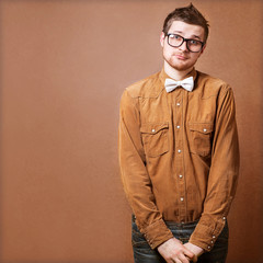 Hipster style guy