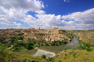 Fototapeta na wymiar Toledo Panorama - Panorama miasta Toledo 02