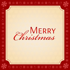 MERRY CHRISTMAS holiday season concept