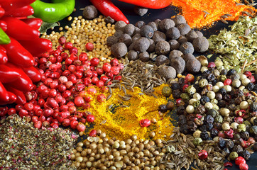 Colorful spices