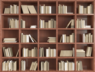 3d bookshelf