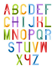 Colorful font