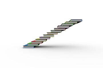 Obraz premium Steps made from books