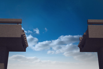 Unfinished bridge