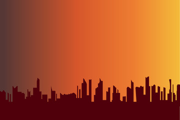 Fototapeta premium War Torn City