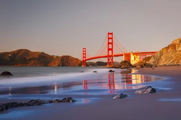Foto op Plexiglas Golden Gate Bridge © sborisov