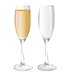 champagne glasses