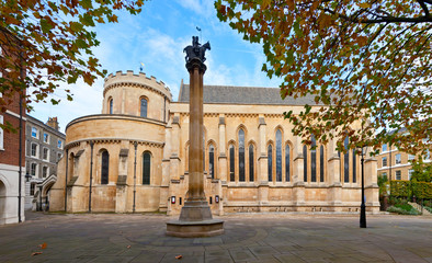 Obraz premium Temple Church w Londynie