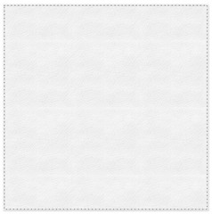 Stitched white leather background