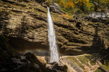 Fototapeta na wymiar Pericnik waterfall