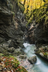Mostnica river gorge