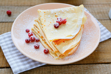delicate fragrant crepes to Maslenica