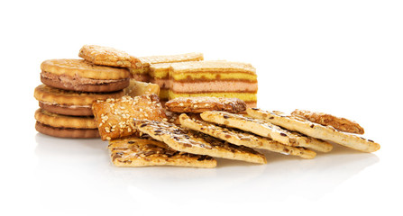 The set of sweet cookies