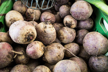 Rote Bete auf dem Markt