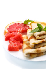 pancakes with grapefruit