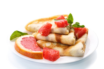 pancakes with grapefruit