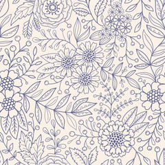 Seamless floral pattern - 59207426