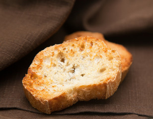 slice of grilled baguette