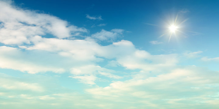 Fototapeta Panoramic sky background