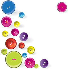 Multicolored Sewing Items.