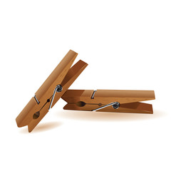 Clothespin vector