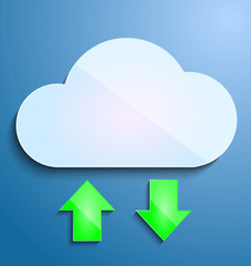 Vector cloud download and upload