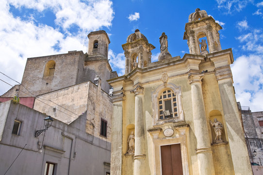 Sanctuary of SS. Cosma e Damiano. Ugento. Puglia. Italy.