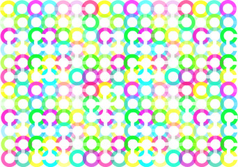 abstract vector circles background