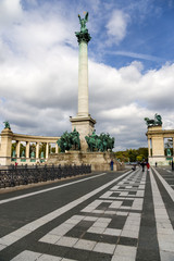 Fototapeta na wymiar Budapest. Millenary Monument