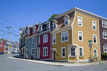 Zelfklevend Fotobehang Newfoundland Houses © V. J. Matthew