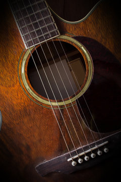 Still life acoustic guitar