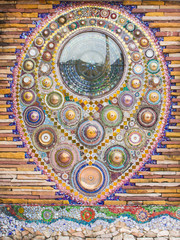 wall decorate with designation pottery