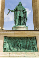 Obraz premium Budapest. Element of the Millenary Monument13