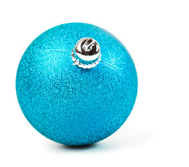 blue Christmas balls