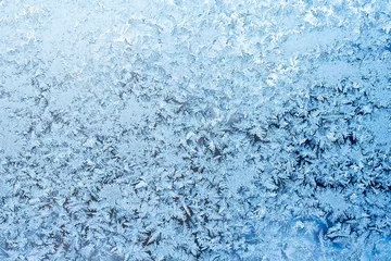 Photo sur Aluminium Arctique Frost pattern