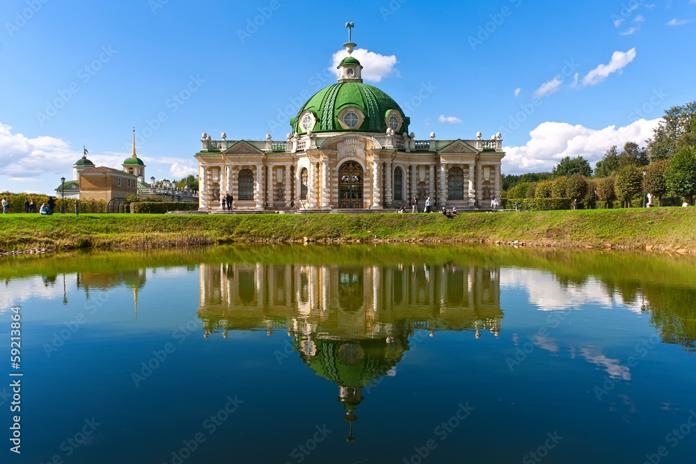 Canvas Prints Pavilion Grotto in Kuskovo