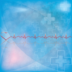 Abstract medical background