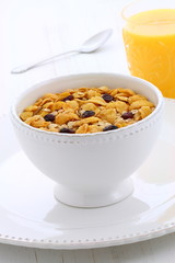 Delicious and healthy granola cereal