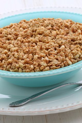 Healthy granola croustillant