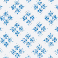 Motif fleur abstraite